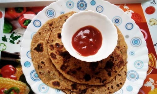 Sweet Corn Paratha
