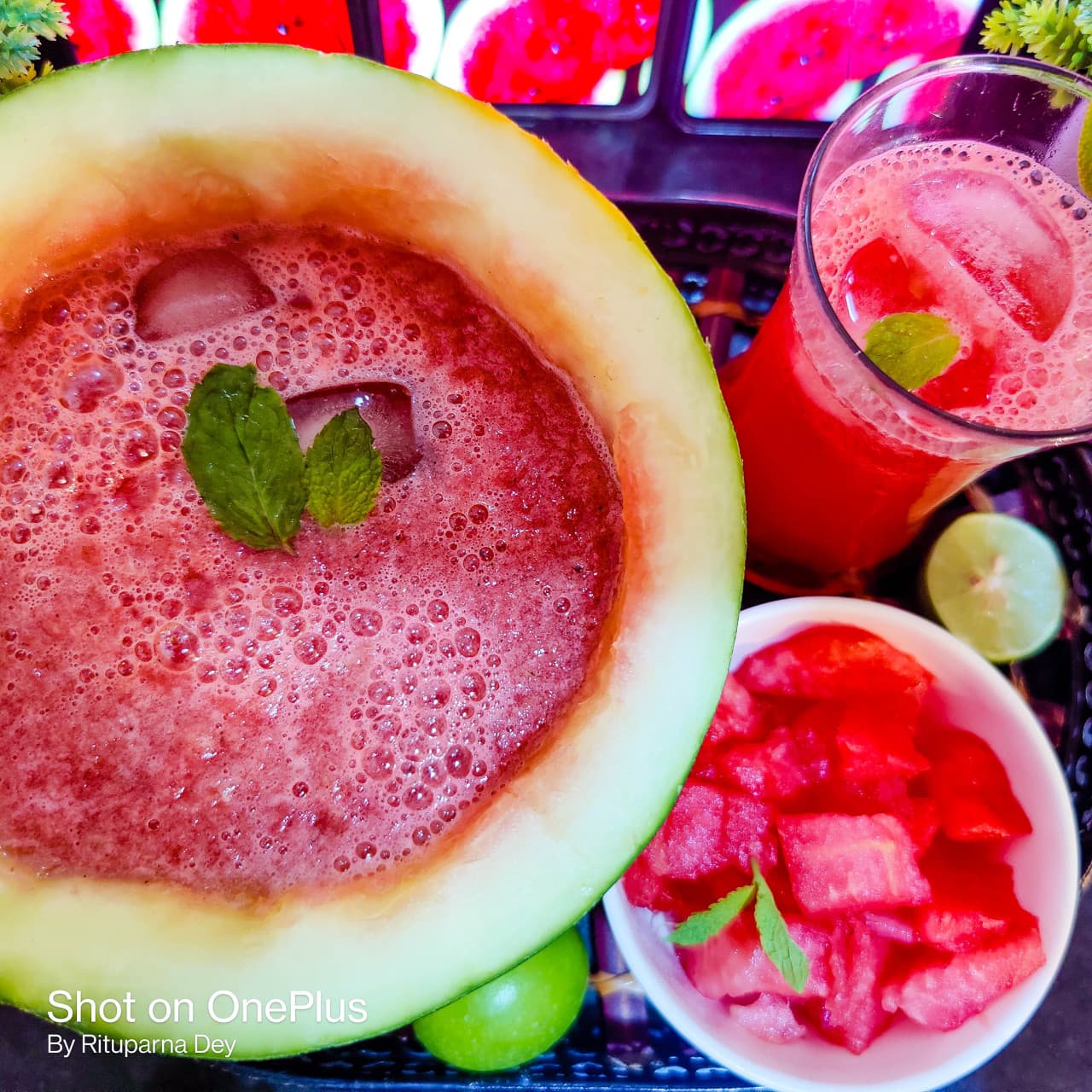 WATERMELON JUICE & WATERMELON VANILLA SHAKE